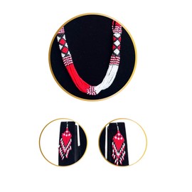 HAYBERG Ethnic beaded Indian Fashion Jewelry long necklace colourful designer small beads necklace for womens Jewellery Set design-58, Small, beads, No Gemstone