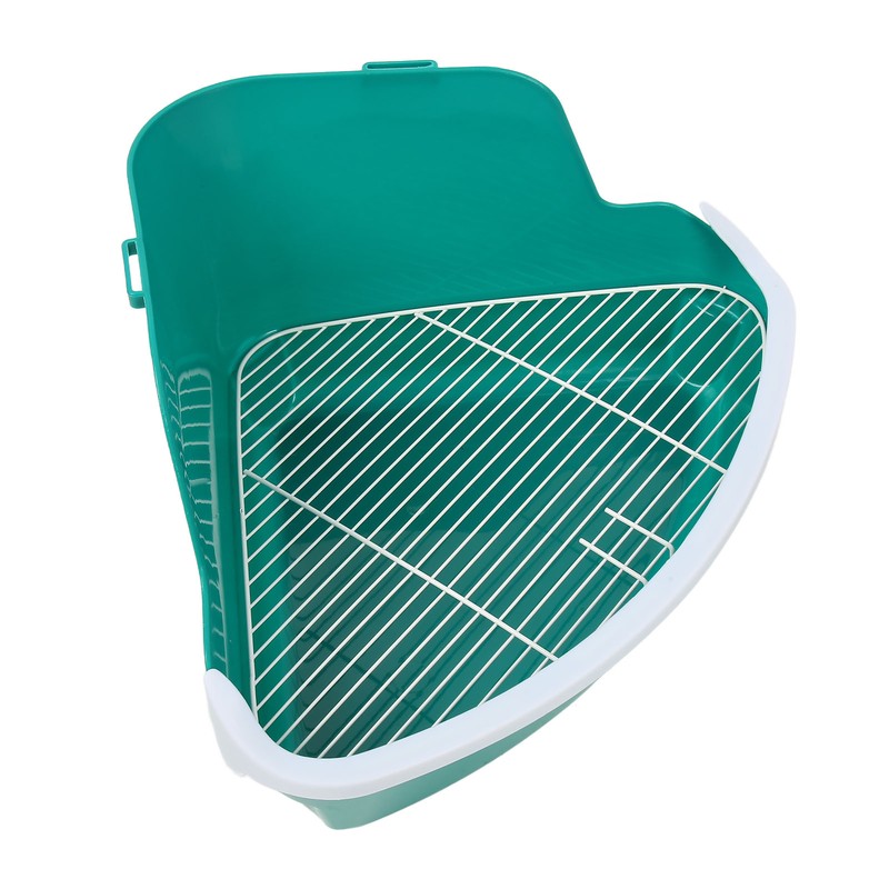 Small Animal Litter Box Fanshaped Rabbit Corner Toilet Box Potty