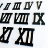 Phocaea Set of 12 Pcs Mini Roman Mirrored Acrylic Numerals