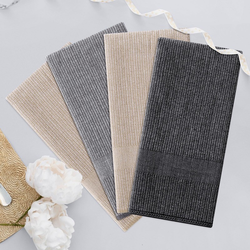 smiry Premium Kitchen Towels(18"x 28", 6 Pack), Large Cotton Dish