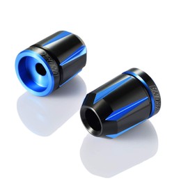 Daytona 93135 Premium Zone Motorcycle Bar Ends, For Kawasaki (M8), Scratch Type, Blue