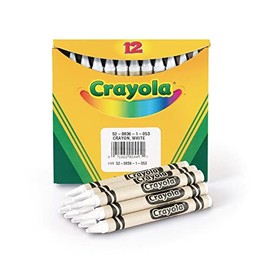 Crayola 151958 Crayons-White 12-Pkg