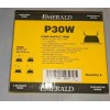 Emerald 6" White Ring Black Baffle Trim- P30W (6 Pack)