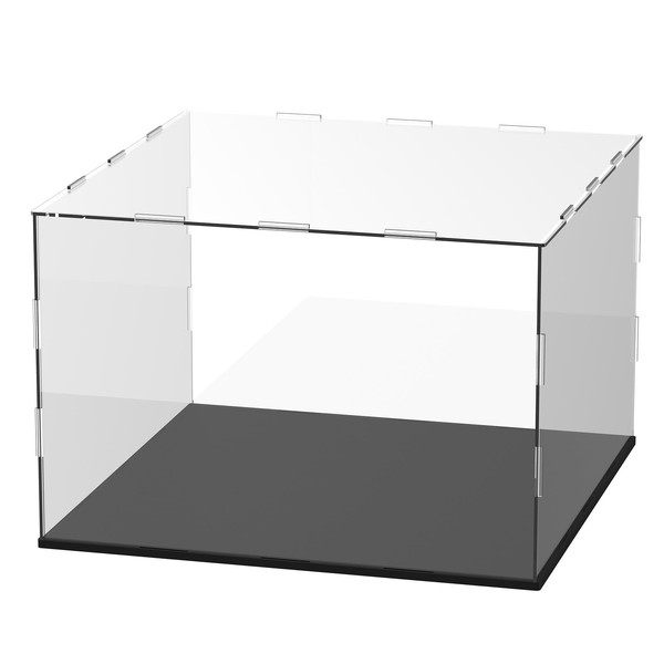 M METERXITY Clear Acrylic Display Case, 12 x 12 x