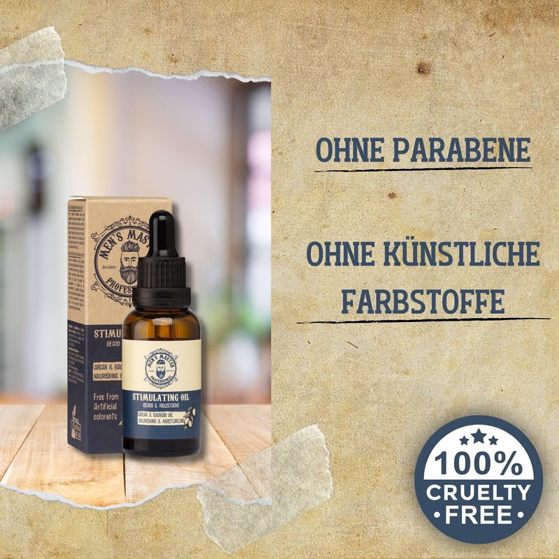 Men's Master - Oil Stimulating Beard and Moustache | Beard