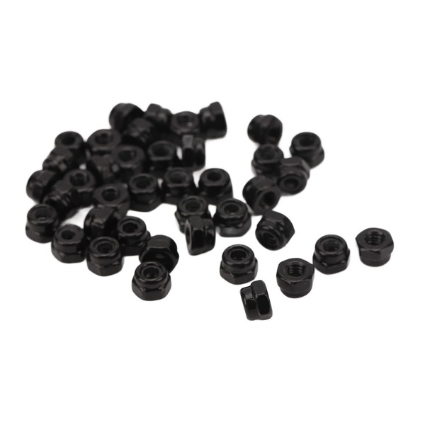 40pcs RC Wheel Lock Nut Iron M2.5 Hex Accessory Set