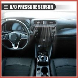 ACROPIX A/C Pressure Transducer Valve, Pressure Sensor Switch, for Honda Accord 2005-2020, Metal, NO.80450SFE003/ 80450T2FA01, Black Car Parts