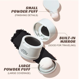 Boobeen Hairline Powder Hair Root Touch-Up Quick Cover Thinning Hair, Waterproof Hair Shadow Concealer Hair Color Filler to Cover Gray Hair, Eyebrow, Multi-use