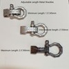 SU LIFE 10 set Bow Metal Shackles Screw Pin Anchor