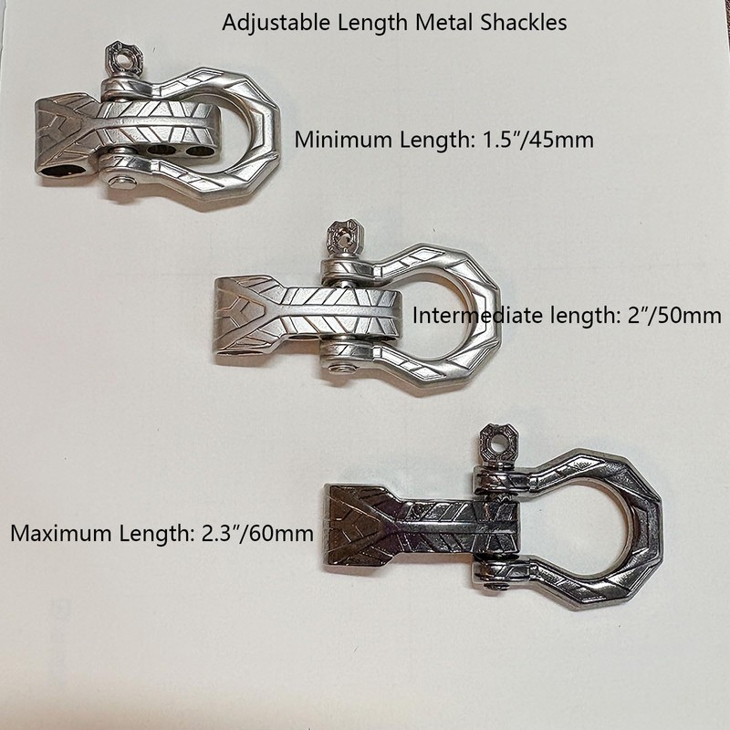 SU LIFE 10 set Bow Metal Shackles Screw Pin Anchor