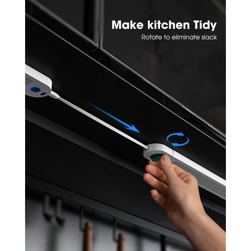 ASOKO Under Counter Lights for Kitchen, Motion Sensor Lights Plug