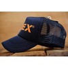 AVIREX Avilex Cap Men's Mesh Cap Hat, 49.navy