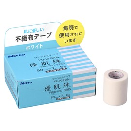 Nitoms 3265 Yu-hada Bond Non-woven Fabric (White), 2.0 inches x 25.4 ft (50 mm x 7 m), 6 Rolls