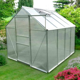 Jawoll hollow panels for greenhouse, 4.75 m², garden shed, White