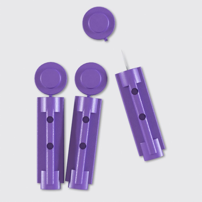 Ever Ready First Aid Sterile Twist-Cap Lancets 30G Purple -