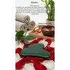 Guasha De Cuarzo Verde Masaje Facial Y Drenaje Linfático