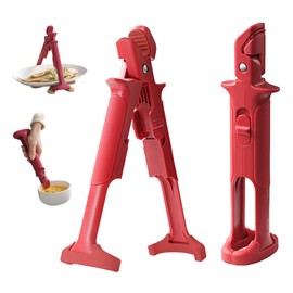 Wixovo 2-in-1 Schüssel Clip Greifer, Silikon Kochplattengreifer, Zange für Heißluftfritteuse, Verbrühungs Clip für airfryer, Pizzableche, Mikrowellenherd, Heißer Schalen