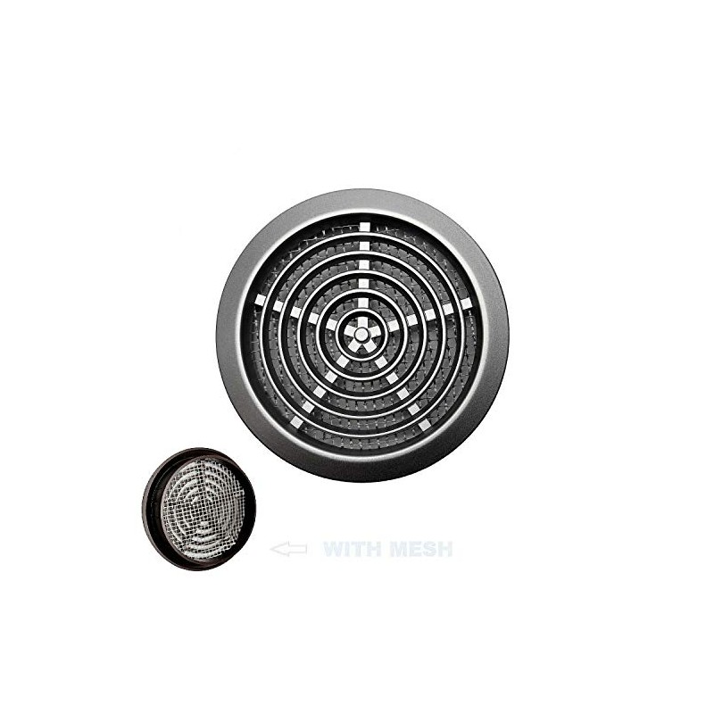 Cotarba Satin 80 mm 3.14" Circle Air Vent Grille Round