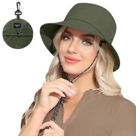 TAGNEFLOR Sombreros de Sol para Hombres Mujeres,Sombrero de Cubo,Sombrero para Senderismo,Transpirable, Impermeable,Protección Solar UV Sombrero de Mujer al Aire Libre