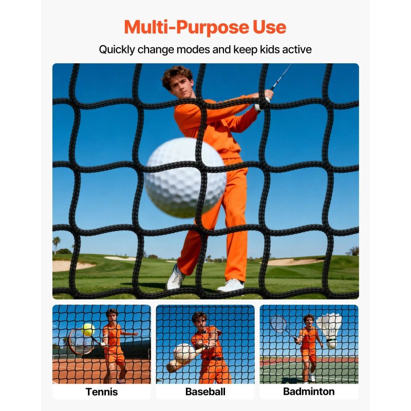 10 X 10 X 10 FT Golf Training Aid-Batting Cage