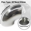 Gorniloxam OD 5 Inch 90 degree exhaust elbow Pipe SS304