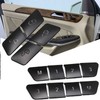 12pcs Car Seat Memory Door Lock Unlock Button Sticker, Adjust