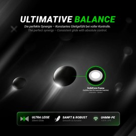 SensoryBoost ADS (d) Dot Skates (x40) Pattini UPE universali, Ø 6,5 mm