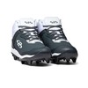 Boombah Viper Pro Men's Molded Cleat Mid Charcoal/White - Size