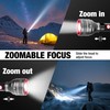 Arrow Rechargeable Flashlights 12000 Lumens, 6 Modes Bright LED Flashlight