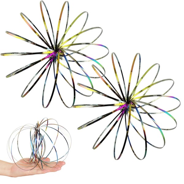 Pack of 2 Flow Rings Toy, Loop Lasso, 3D Arm