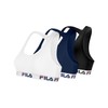 FILA Reggiseno Sportivo Donna in cotone, senza rinforzo, set di