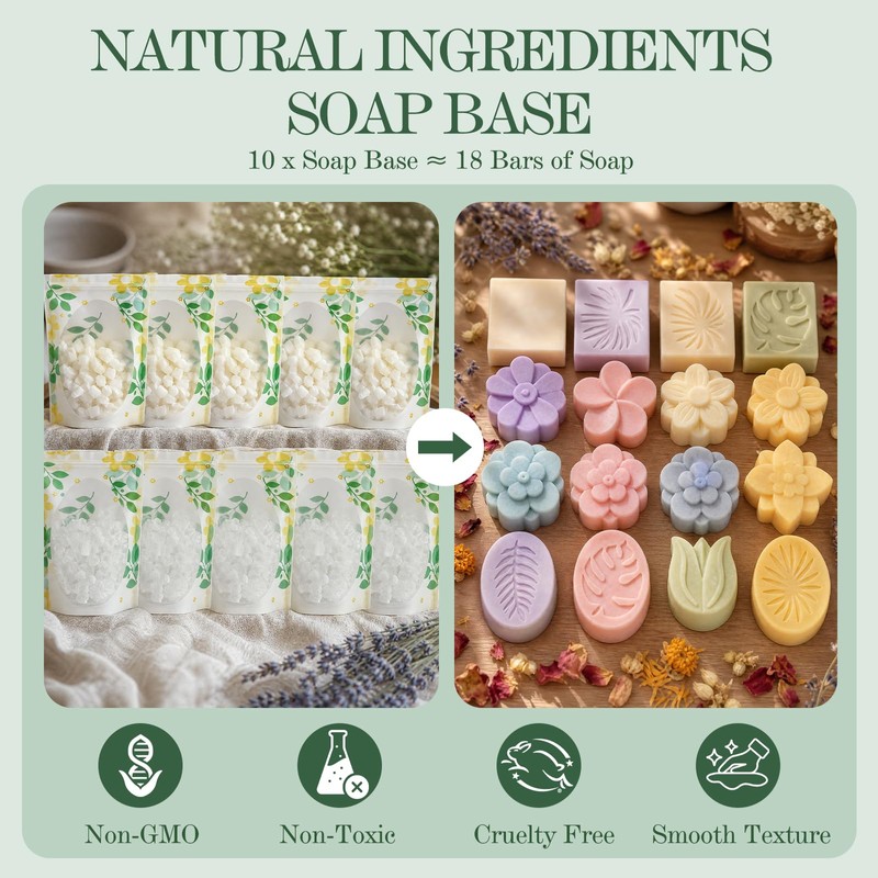 ZEROMX Soap Making Kit for Adults & Beginners Complete Soap