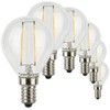 SUNSEED 6 x Filament LED Golf Ball Lamp E14 2