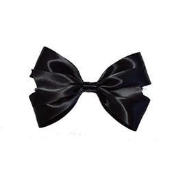 Double Ribbon Hair Bow Collection (Barrette, Alice in Wonderland-Black)
