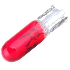 LBRST 10x T5 Red Halogen Lights Bulbs Interior Light Bulbs Instrument Cluster Dash Panel Lights 74 73 2721