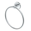 Gatco 5552 Sky Towel Ring | Modern Hand Towel Holder