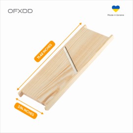 Large Wooden Hand Shredder - Korean Carrot Grater - Graters for Shredded Carrots - Kitchen Slicer