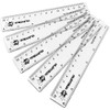 6 Inch / 15cm Transparent Rulers - Shatter Resistant -