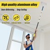 Leriton 7-30ft Long Telescopic Extension Pole with Hook Paint Roller