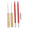 2pcs Doll Hair Rooting Holders with 10pcs 0.6mm Needle DIY