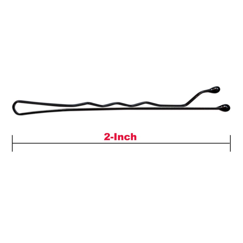 ScivoKaval Bobby Pins Bulk Black 100 Count Hair Bob Pins