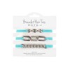 Maya J Bracelet Elastic Beach Hair Tie with White Mariner