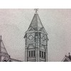 Auburn Samford Hall pen and ink 11"x14" print