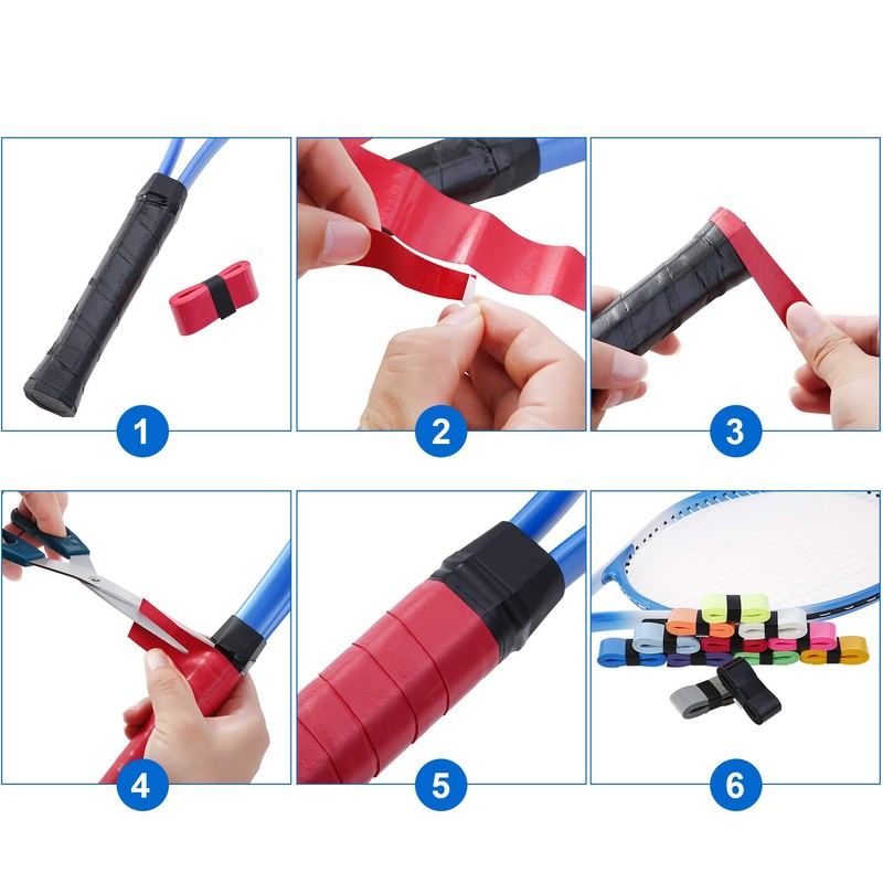 Pangda Tennis Badminton Racket Overgrips for Anti-Slip and Absorbent Grip,