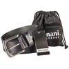 bruno banani Men's Leather Belt, black