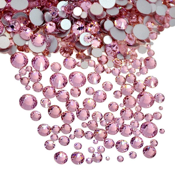 AD Beads 1440 Pieces Mixed Size No Hotfix Glue on