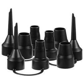 Exircy 3 Pack Air Pump Nozzles 3 Size Inflatable Pumps Nozzle Head Plastic Pump Nozzles Replacement Nozzle for Partial Air Bed, Mattress Accessories