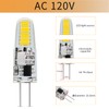 I-SHUNFA G4 LED Bulb AC 120V 1.2W Cool White 10