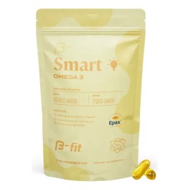 B-FIT B Omega 3 1800 mg Ácidos Grasos - 1080 mg EPA y 720 mg DHA - 180 Cápsulas de Omega-3 de Salmón Noruego y Pescado de Agua Fría - Patente EPAX - Cápsulas Softgel Inoloras