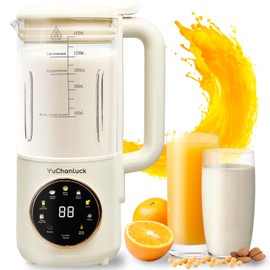 Nut Milk Maker 47oz,Homemade Soy Milk,Almond Milk,Plant Based Milks,Oat Milk,Coconut,Baby Food,Electric Bean and Nut Milk Machine with Delay Start/24 Hours Timer/Keep Warm/Self-Cleaning/Boil Water